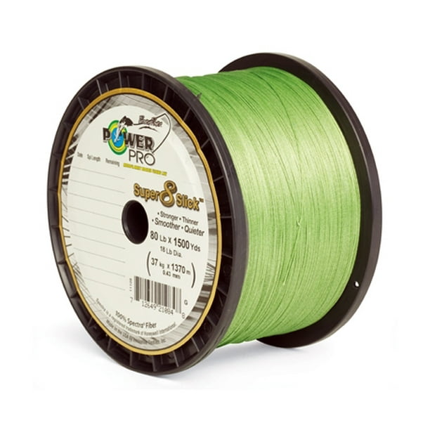 Aqua Green Power Pro 31100200300Q Super 8 Slick Fishing Line 20x300